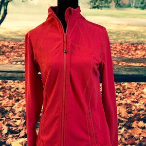 Lululemon Define  Full Zip Jacket  Red ~EUC Size 12